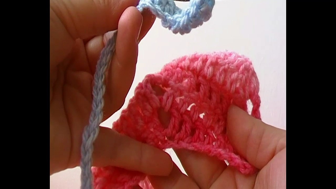 Zig-zag Muster häkeln