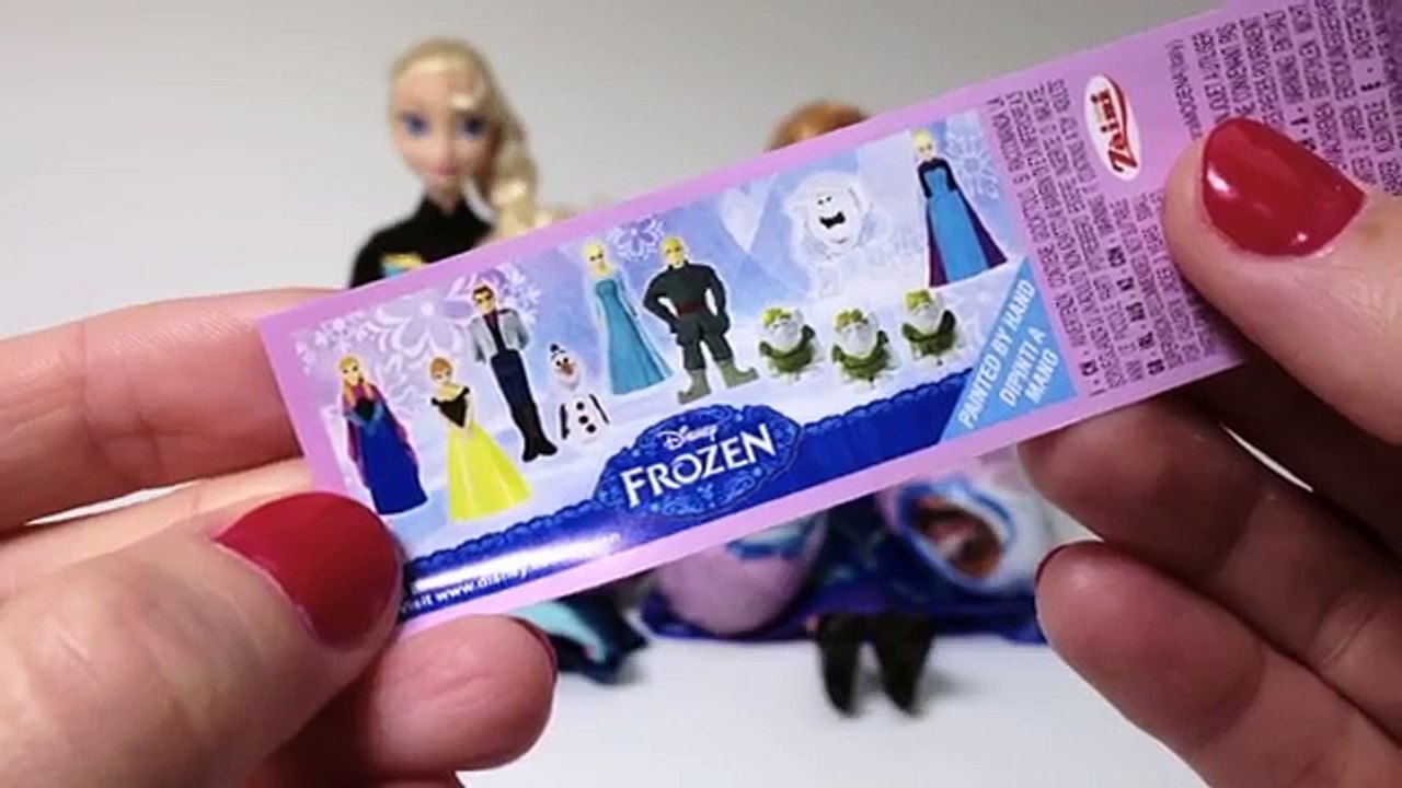 Des œufs gelé géant pâte à modeler Princesse Kinder Surprise anna elsa oeufs disney mickey minnie