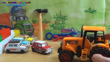 Машинки мультфильм мир машинок все серии подряд 1-40 серии развивающие мультики 16