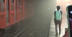 Fleeing Smoke, Passengers Climb Onto Mexico Metro Platform