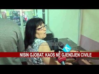 NISIN GJOBAT, KAOS NË GJENDJEN CIVILE