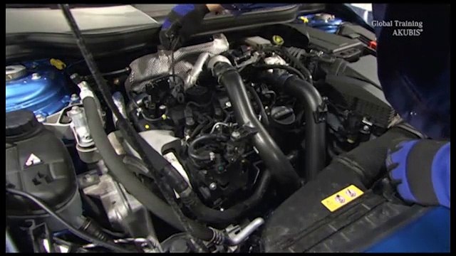 Type 176 Dépose, pose du filtre à particules diesel OM 607