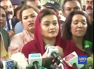 Marriyum Aurangzeb media talk after hearing at SC