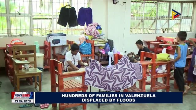 Hundreds of families in Valenzuela displaces by floods