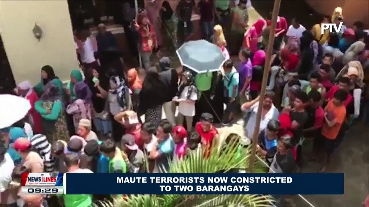 Maute terrorists now constricted to two barangays