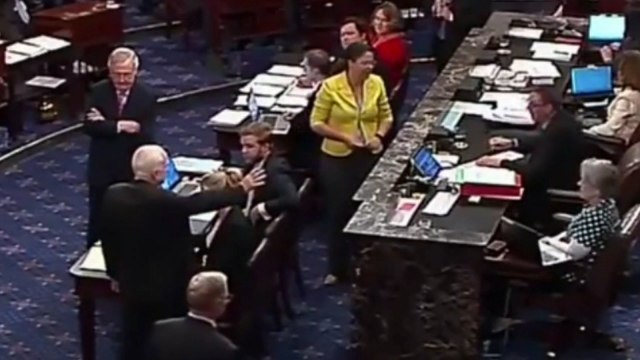 Watch John McCain sink Republicans 'skinny' Obamacare repeal bill