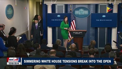 Simmering White House break into the open