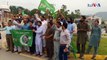 پاکستان کے زیر انتظام کشمیر میں نون لیگ کے حامیوں کا احتجاج
