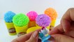 Foam Clay Surprise Eggs Play doh Learn colors Hello Kitty Spider Man Dis