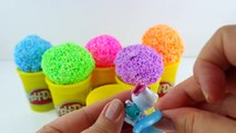 Foam Clay Surprise Eggs Play doh Learn colors Hello Kitty Spider Man Dis
