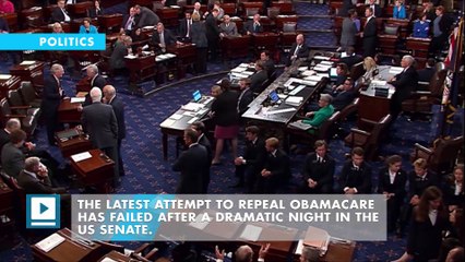 GOP Obamacare repeal bill fails in dramatic late-night vote