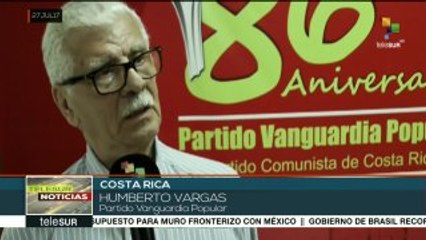 En Costa Rica, mov. sociales expresan su apoyo a la ANC de Venezuela