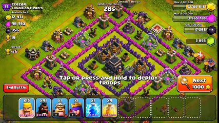 Clash of Clans - Defenseless Champion #13  Hogs = OP