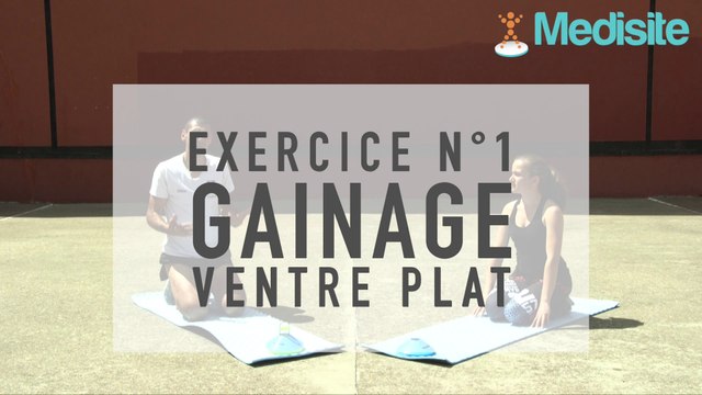 Exercice n°1 : gainage - ventre plat