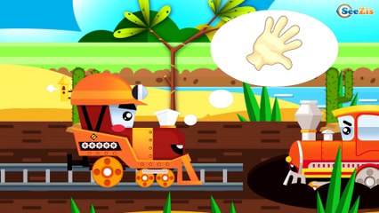 TREN en español | Aprende los Animales para Niños y Bebés! Episodios completos de 1 hora