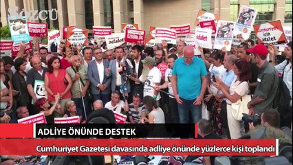 Cumhuriyet Davası'nda büyük destek!