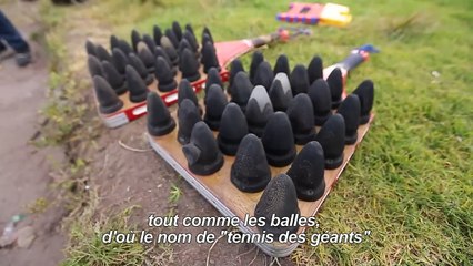 Le "tennis des géants" des montagnes des Andes