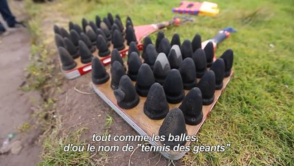 Le "tennis des géants" des montagnes des Andes