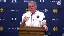 Brian Kelly Press Conference Post Game Michigan State