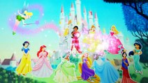 Disney Princess Finger Family Song: Princess Charer Names | Ariel Elena Aurora Jasmine