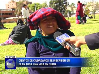 Cientos de personas buscan registrarse en el plan "Toda Una Vida" por segundo día consecutivo