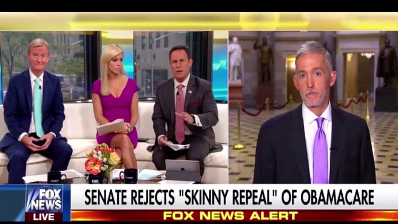 Trey Gowdy Explodes on Fox News After GOP's Obamacare 'Skinny Repeal' Defeat