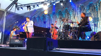 Baptiste Trotignon et son groupe à Jazz en ville