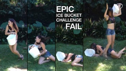 Los videos mas chistosos del mundo - El reto de agua fria Ice Bucket sale MAL!