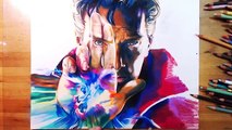 Doctor Strange (Benedict Cumberbatch) - speed drawing | drawholic