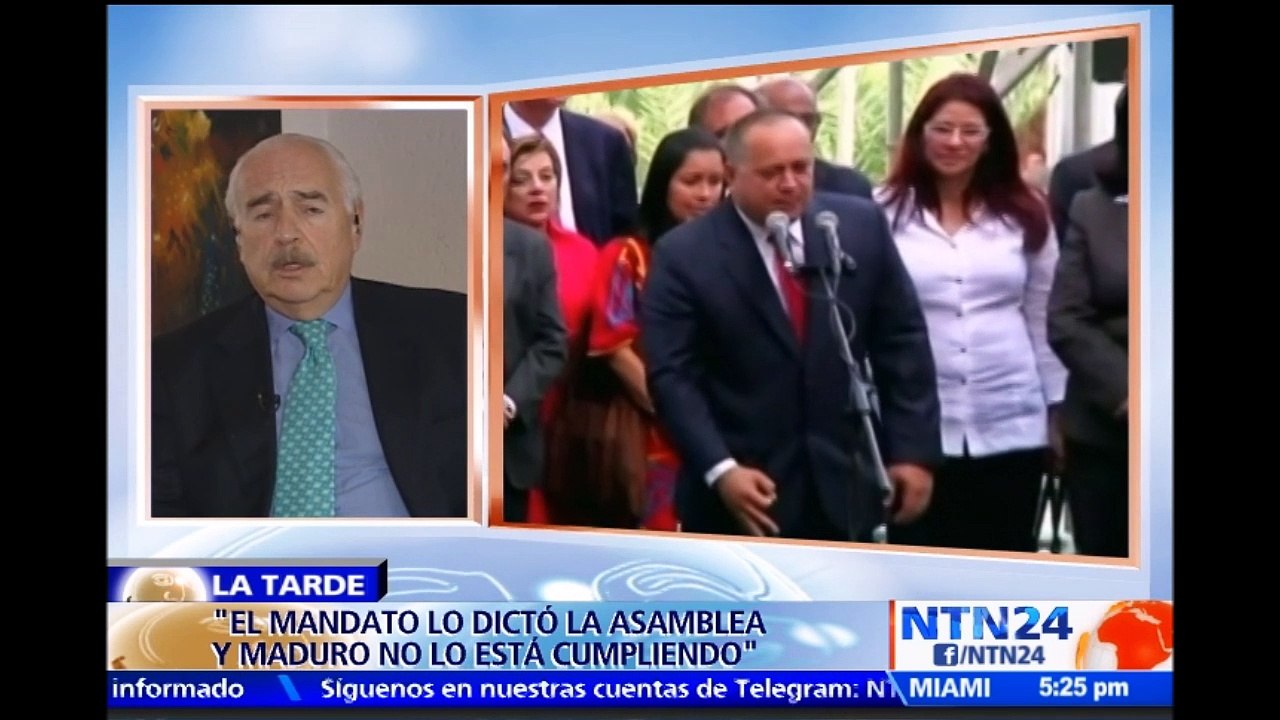 Expresidente colombiano Andrés Pastrana aseguró en NTN24 que la Constituyente sería la "mayor torpeza" del presidente Ma