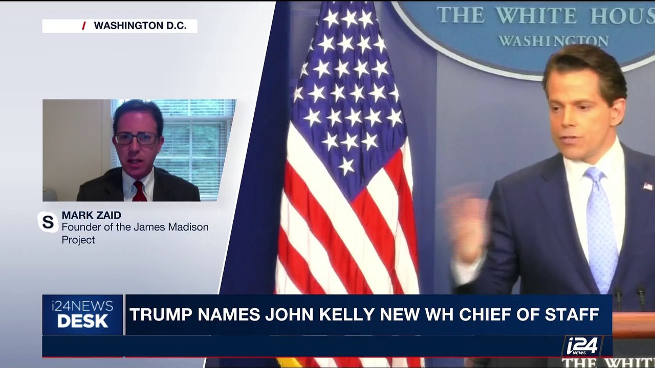 i24NEWS DESK | Trump names John Kelly new WH chief of staff | Friday, July 28th 2017