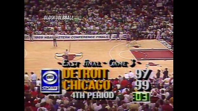 Michael Jordan Game Winning Shots: Pull Up Jumper vs Detroit Pistons (1989 Playoffs Game 3
