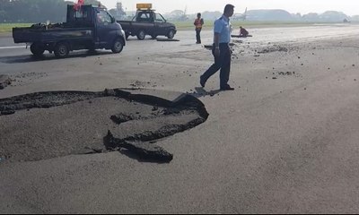 Landasan Pacu Rusak, Keberangkatan Jemaah Haji Tertunda