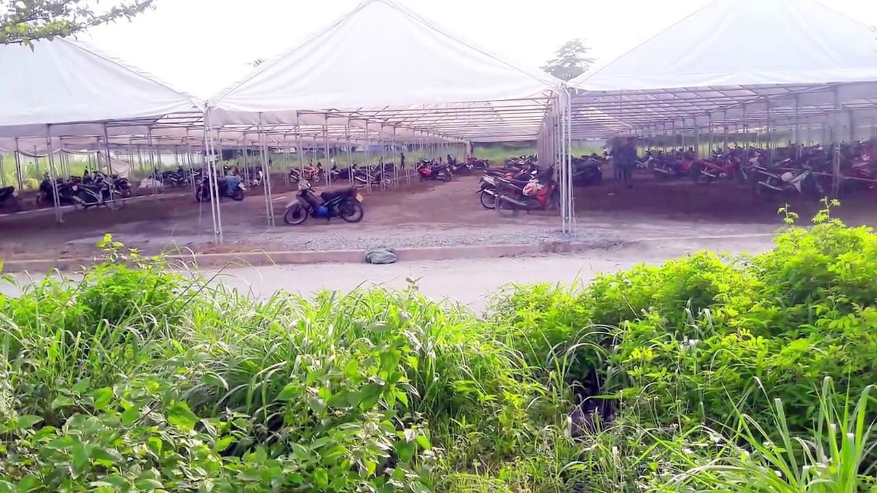 Cho thuê nhà bạt làm nhà xe cho công ty Foster Bình Dương