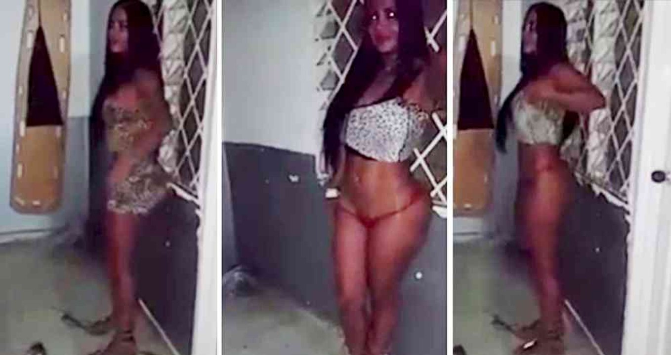 Modelo Colombiana Se Desnuda En Estación De Policia | VIRAL 2017