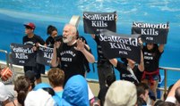 El actor James Cromwell arrestado en una protesta animalista en SeaWorld
