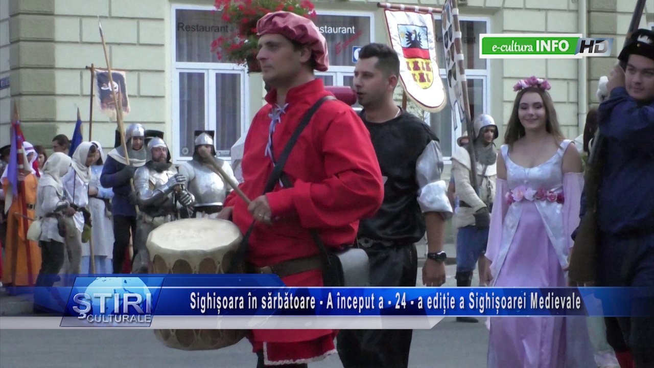 A început a 24 a ediție a Festivalului Sighișoara Medievală