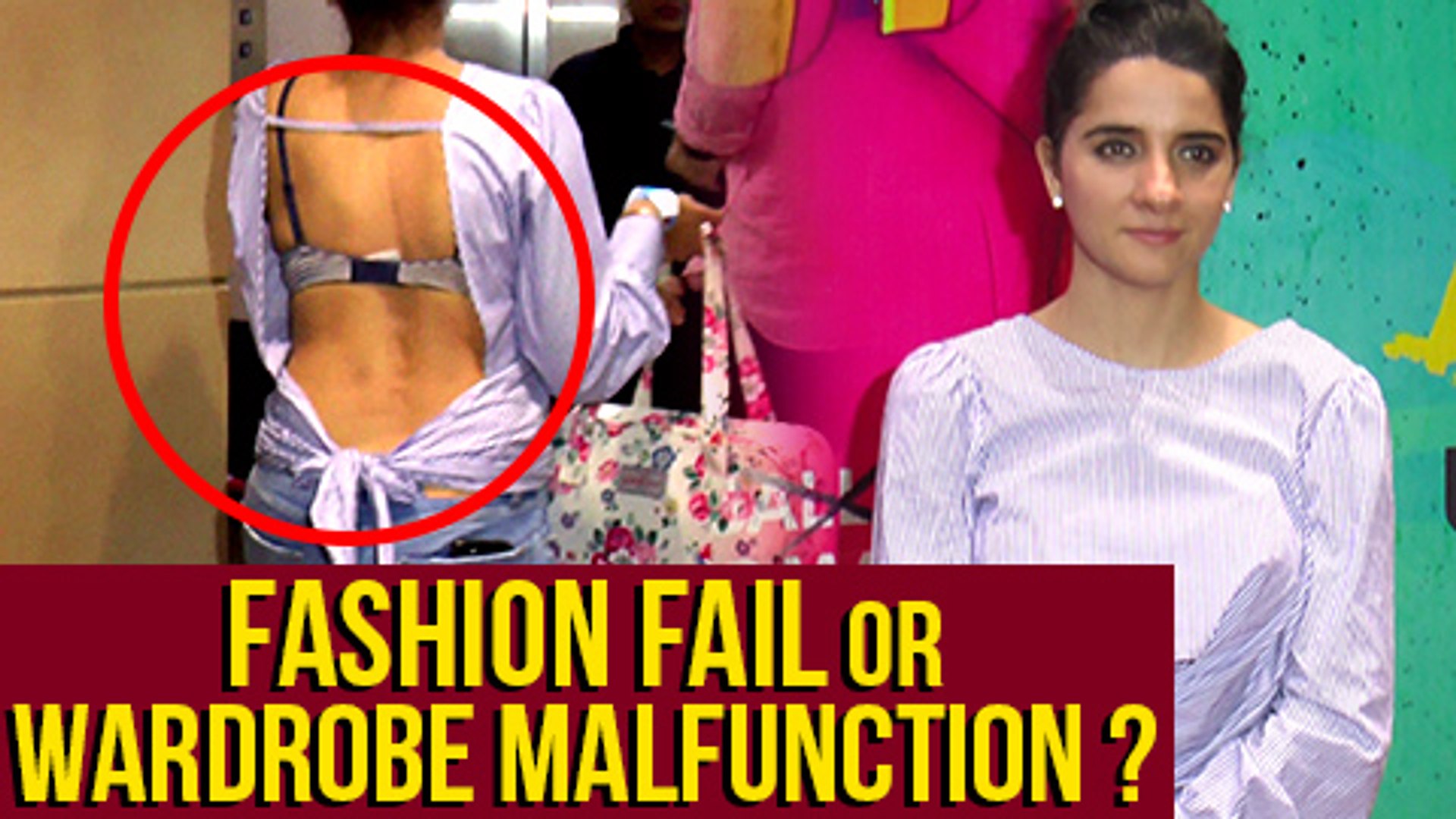 Shruthi Seth Fashion Fail Or Wardrobe Malfunction Video