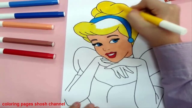 Красавица Золушка Цвет раскраска дисней рисование для жасмин Дети Дети ... л Моана страницы Принцесса Кому в Это