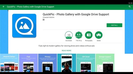 QuickPic - Photo Gallery with Google Drive Support - Free Cloud Storage