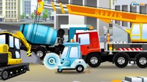 NEW Kids Episodes with The Red Truck and Excavator Bulldozer | Vehicles & Car Cartoons for children