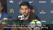 Suarez pleads for Neymar to remain at Barca
