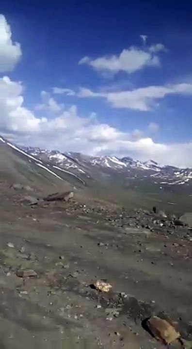 Road towards Skardu. A beautiful scene captured along roadside Pakistan
