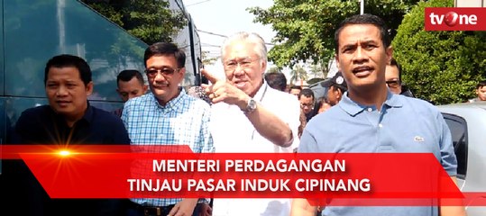 Menteri Perdagangan Tinjau Pasar Induk Cipinang
