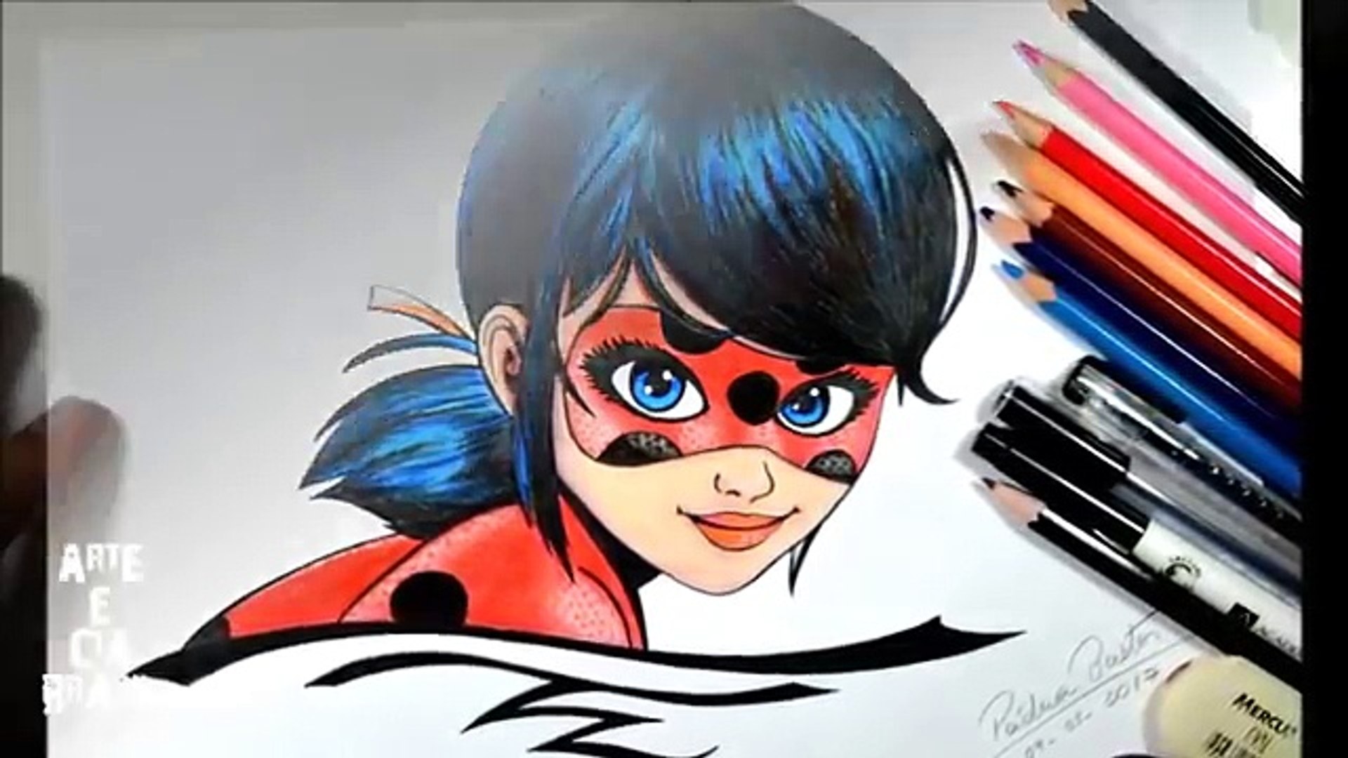 Speed Drawing: Ladybug (Miraculous Ladybug) | Diana Díaz