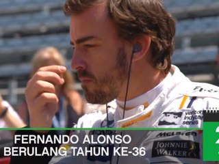BORN THIS DAY: Otomotif: Alonso Berulang Tahun Ke-36