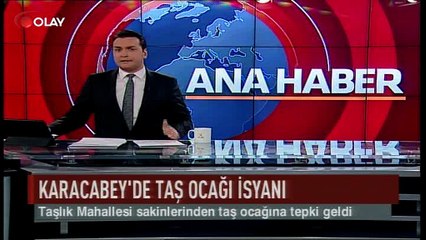 Karacabey'de taş ocağı isyanı (Haber 28 07 2017)