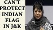 Mehbooba Mufti says can't protect Indian Flag if JnK special status snatched | Oneindia News
