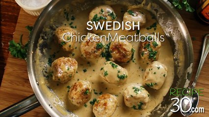 Recipe30 - Swedish Chicken Meat Balls. Make them in one...