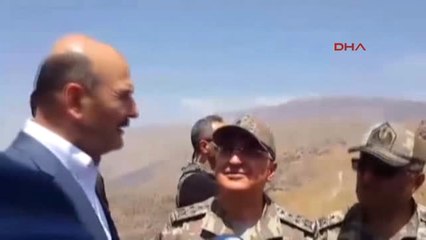 Hakkari Süleyman Soylu, Kaletepe Dağbaşı Üs Bölgesini Ziyaret Etti
